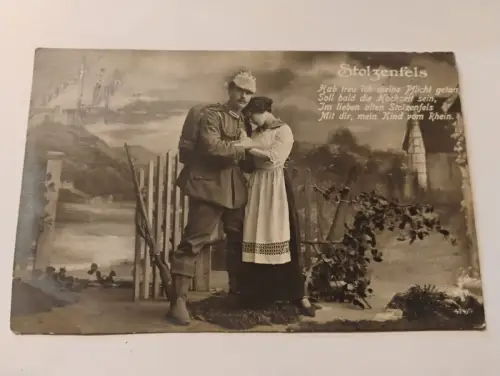 Stolzenfels Postkarte: