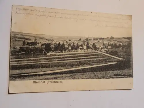 Blamont (Frankreich) Postkarte: