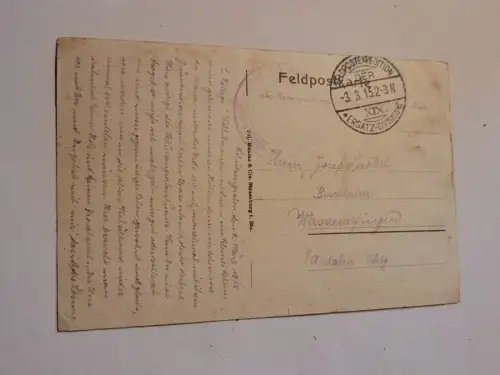 Blamont (Frankreich) Postkarte: