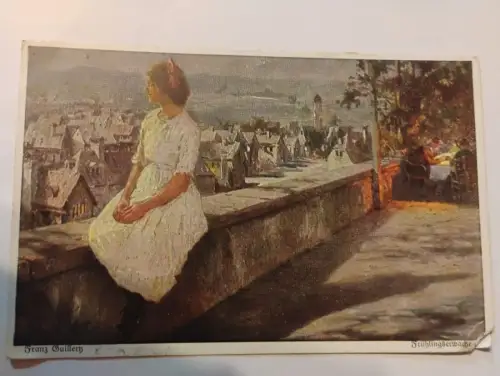 Frühlingserwachen Postkarte: