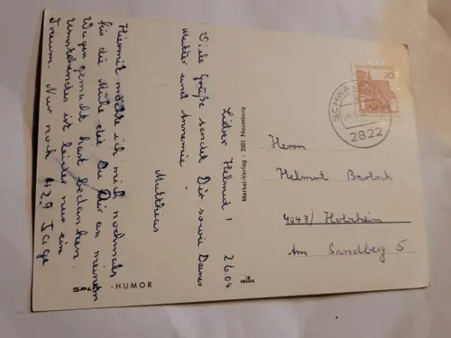 Split - Humor Postkarte: