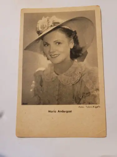 Maria Andergast Postkarte: