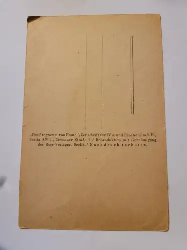 Emil Jannings Postkarte: