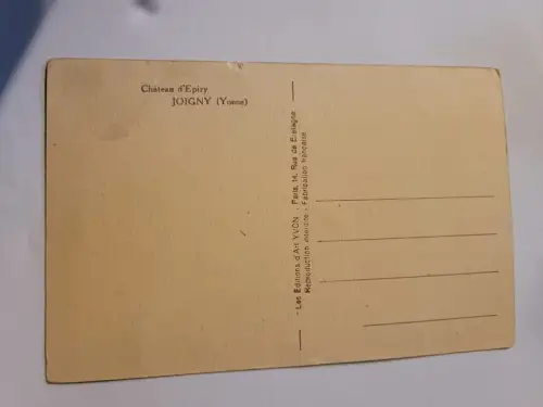 Chateau d´Epizy - Joigny Postkarte: