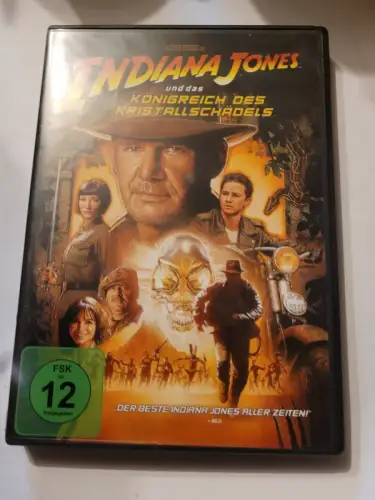 Indiana Jones und das Königreich des Kristallschädels (DVD) Deutsch, Englisch, T