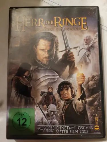 Der Herr der Ringe: Die Rückkehr des Königs (DVD) Deutsch, Englisch Peter Jackso