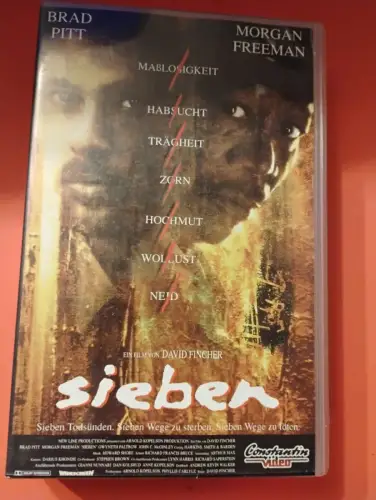 Sieben David Fincher Brad Pitt  und  Morgan Freeman: