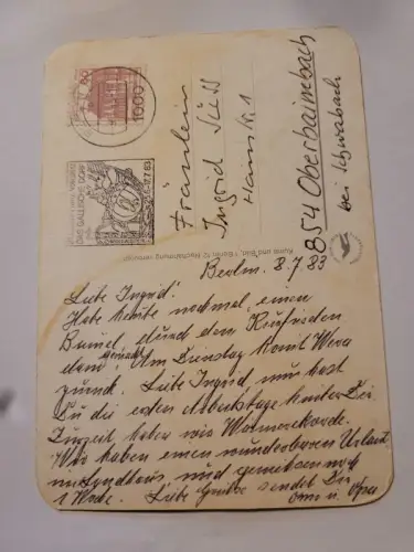 Gruss aus Berlin Postkarte: