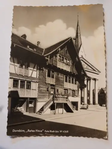 Dornbirn - Rotes Haus Postkarte:
