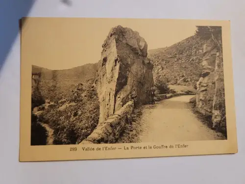 Vallee de L´Enfer Postkarte: