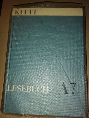 Lesebuch: A,, Gymnasium / in Verbindung mit zahlr. Fachkollegen bearb. v BN35557