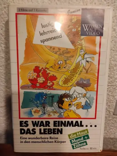 Es war einmal... Das Leben - Die Haut / Mund und Zähne (VHS)