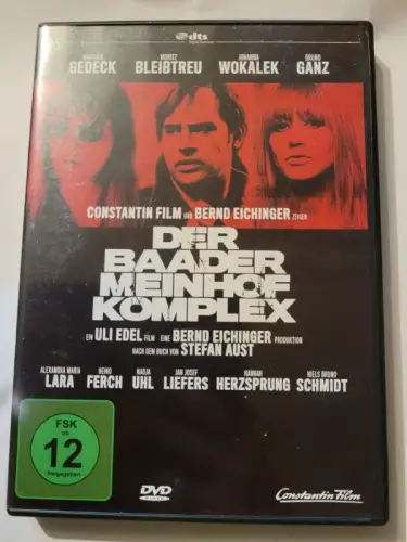 Der Baader Meinhof Komplex (DVD) Uli Edel Martina Gedeck  und  Moritz Bleibtreu: