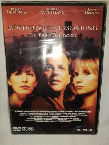 Mörderische Versuchung (DVD) (NEU) Deutsch Lyndon Chubbuck Kiefer Sutherland und