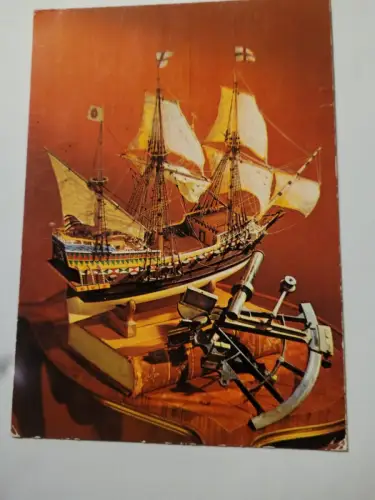 Model Schiffchen Postkarte: