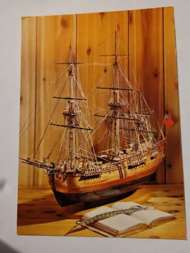Model Schiff Postkarte: