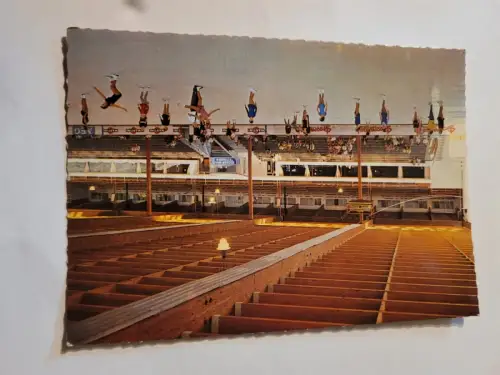 Erstes deutsches Sommer u Winter Kunsteisstadion Postkarte: