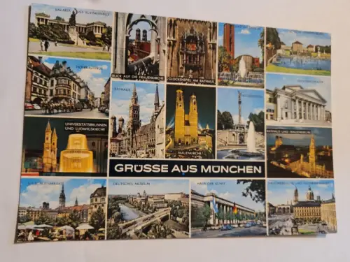 Grüsse aus München Postkarte: