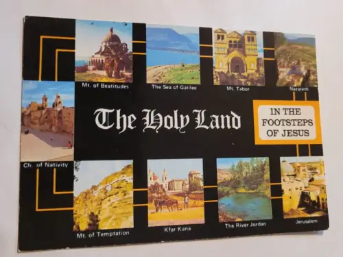 The Holy Land Postkarte: