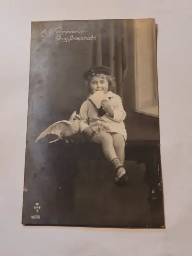 Auf Wiedersehn - Vergißmeinicht Postkarte: