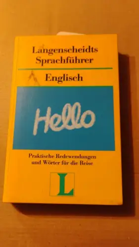 Langenscheidts Sprachführer: Englisch : mit Reisewörterbuch deutsch-englisch