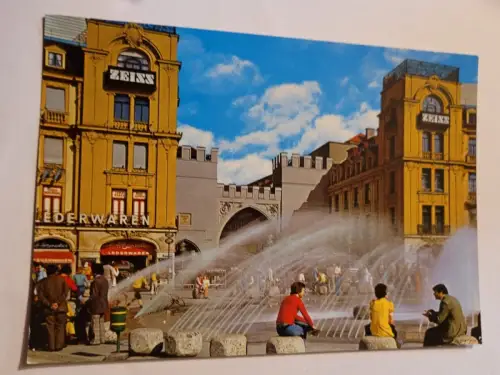 München - Karlstor am Karlsplatz Postkarte: