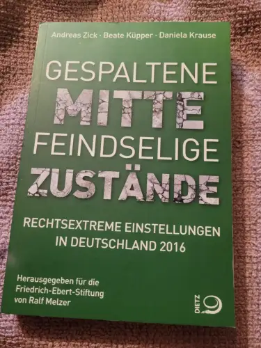 Gespaltene Mitte - feindselige Zustände : rechtextreme Einstellungen in Deutschl
