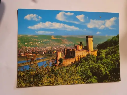 Schloss Stolzenfels am Rhein Postkarte: