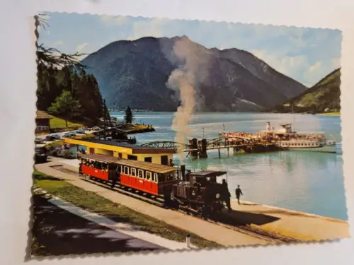 Achensee Tirol - Zahnradbahn Postkarte:
