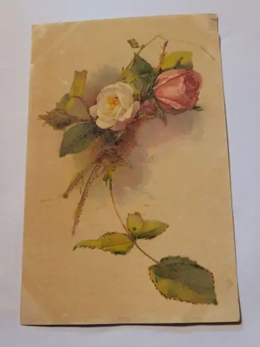 Blumen Postkarte: