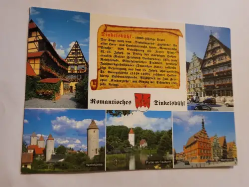 Romantisches Dinkelsbühl (2) Postkarte: