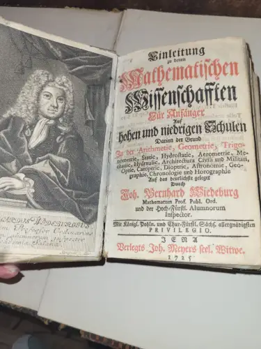 Einleitungen zu den Mathematischen Wissenschaften für Anfänger - 1725