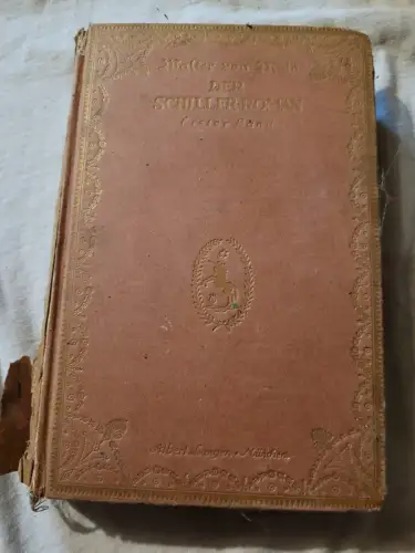 Der Schillerroman von Molo, Walter: