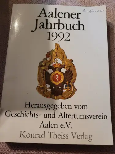 Aalener Jahrbuch 1992
