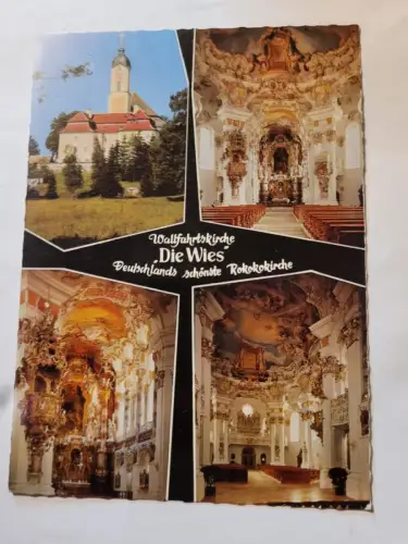Wallfahrtskirche - Die Wies Postkarte: