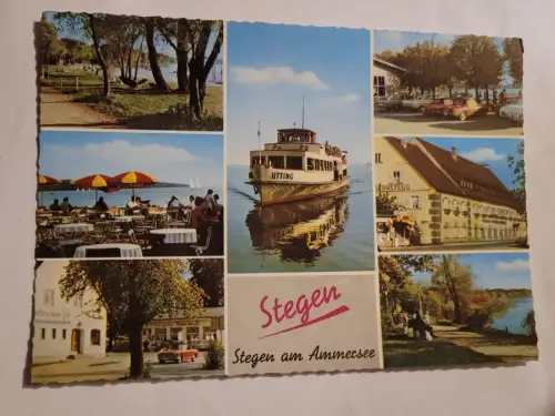 Stegen am Ammersee Postkarte: