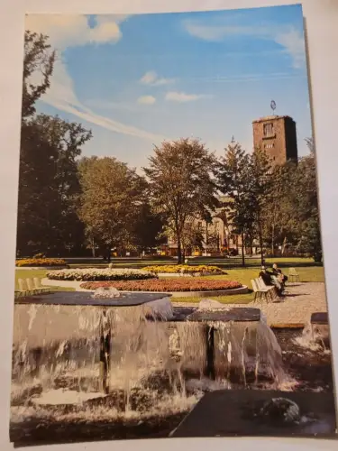 Stuttgart - Blick zum Hauptbahnhof Postkarte: