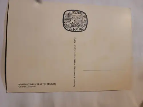Benediktiner Erzabtei Beuron Postkarte: