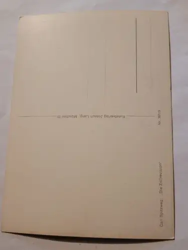 Carl Spitzweg - Die Zollrevision Postkarte: