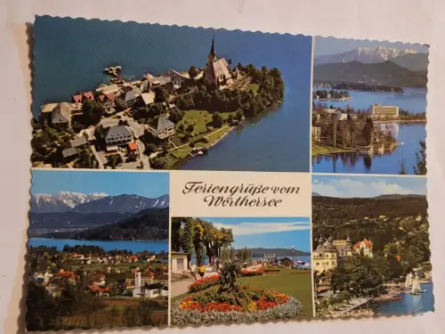 Feriengrüße vom Wörthersee Postkarte: