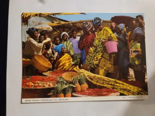 Africa - Marktfrauen Postkarte: