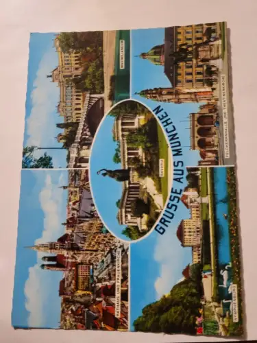 Grüsse aus München Postkarte: 13201