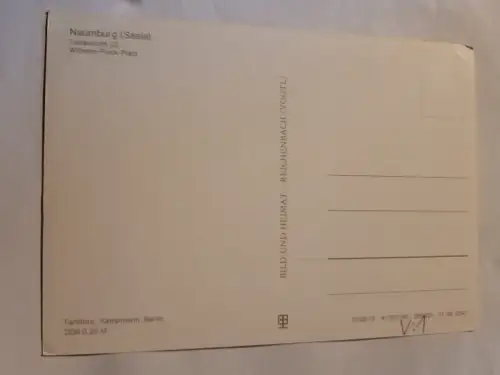 Naumburg Postkarte: