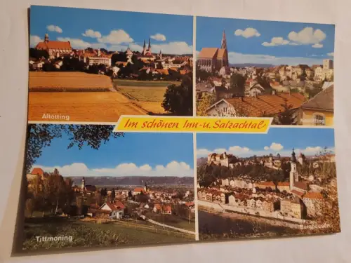 Im schönen Inn u. Salztal Postkarte:
