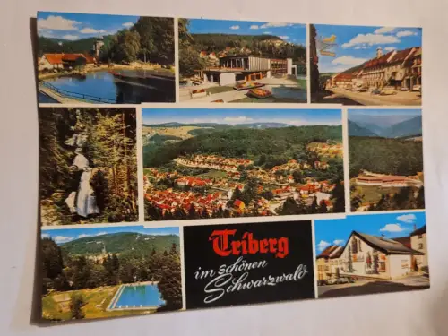 Triberg im schönen Schwarzwald Postkarte: