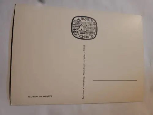 Beuron im Winter Postkarte: