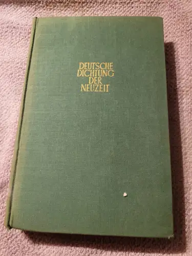 Deutsche Dichtung der Neuzeit
