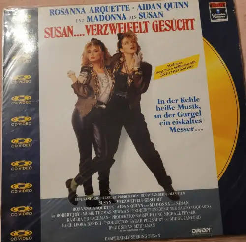 Susan verzweifelt gesucht (Laserdisc)