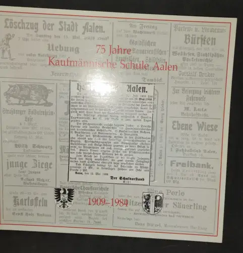 75 Jahre Kaufmännische Schule Aalen - 1984