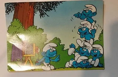 Schlümpfe Postkarte: